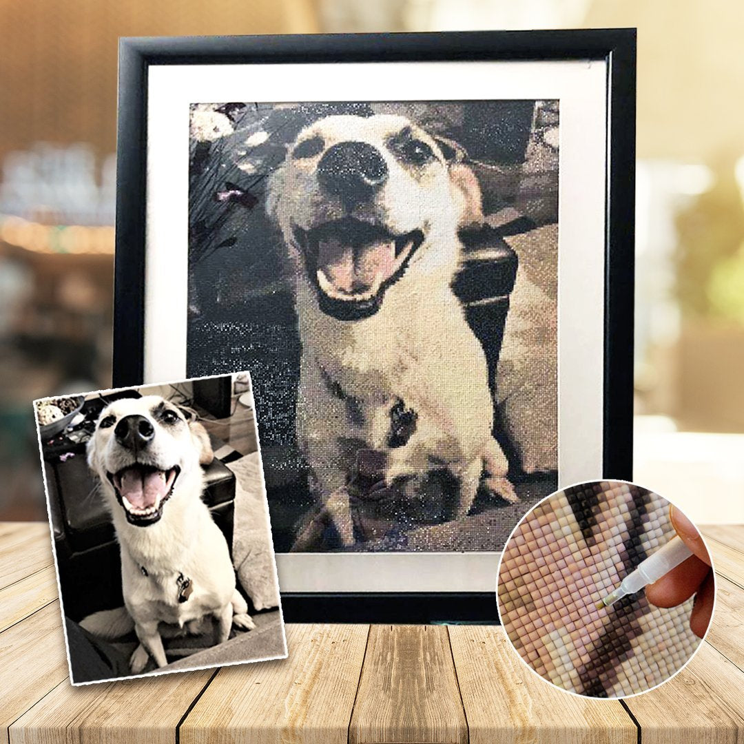 Home Is Where My Dogs Are Diamond Painting Kit with Free Shipping