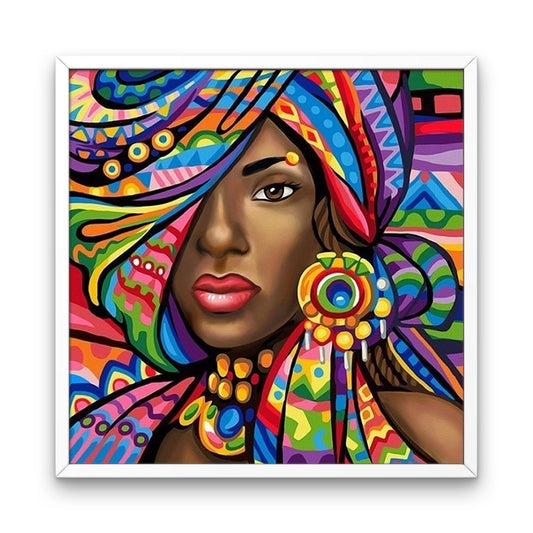Black Woman - Diamond Painting Kit