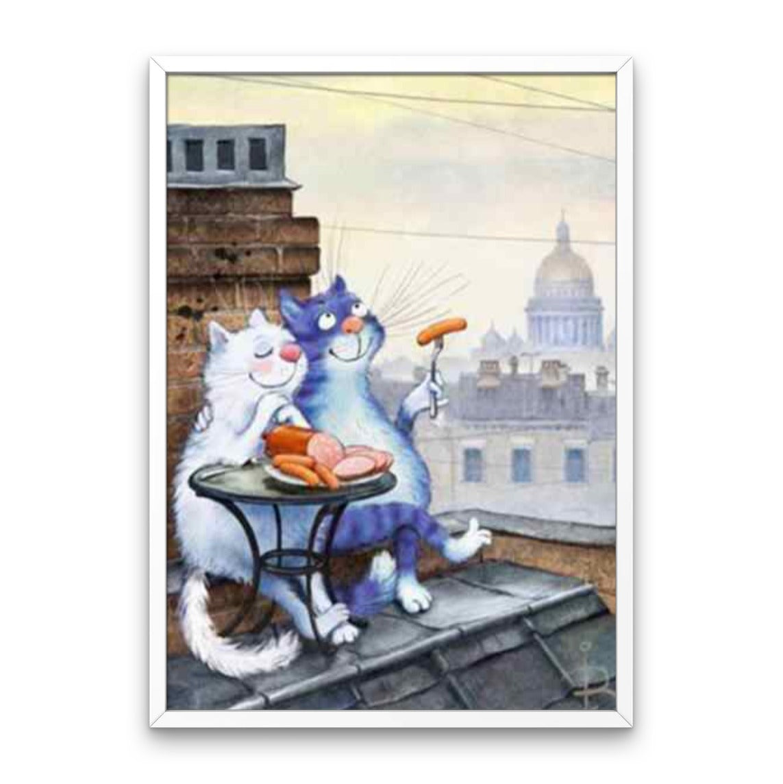 Cats Enjoying Life - Diamond Painting Kit