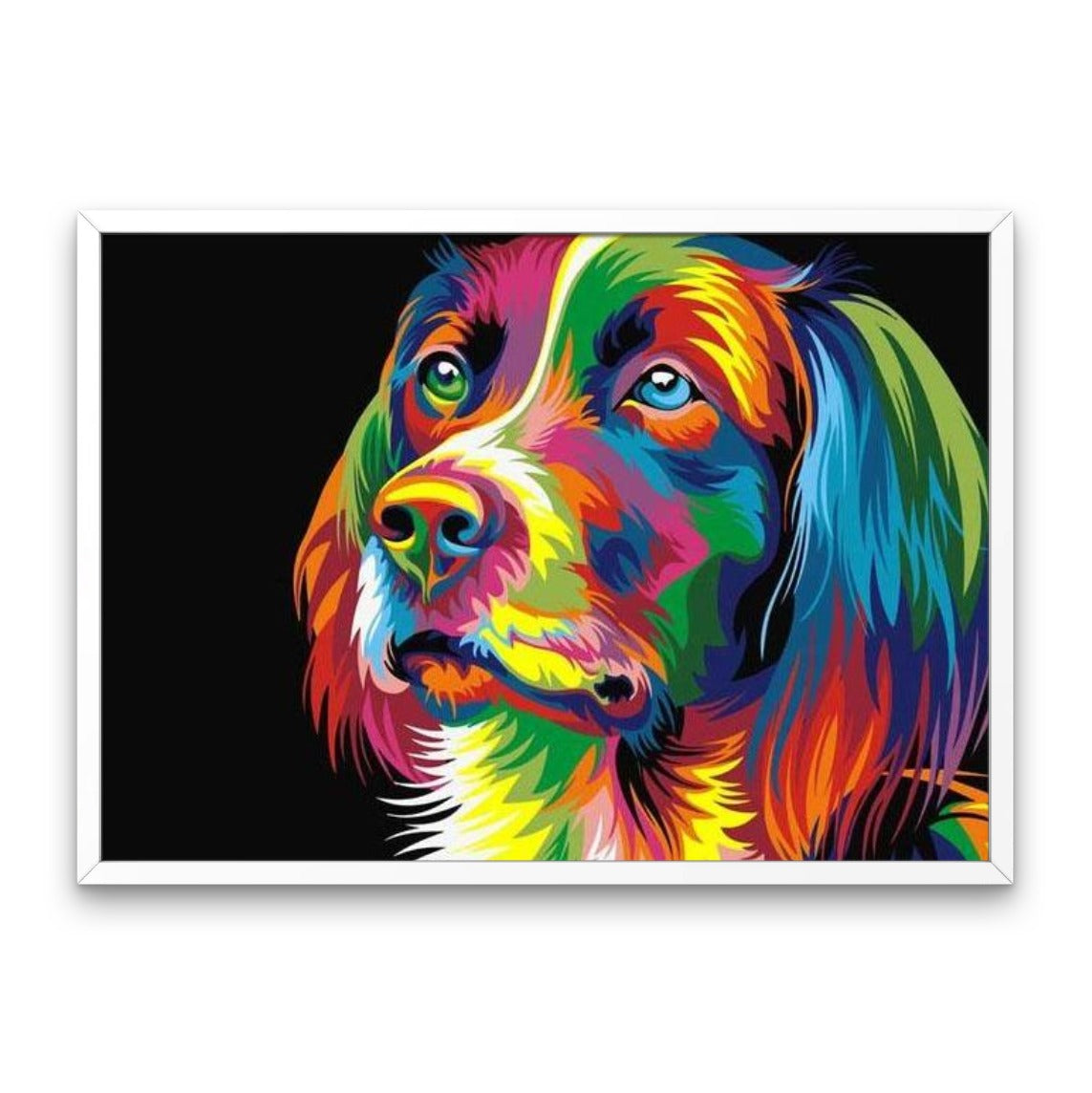 Colorful Dog - Diamond Painting Kit