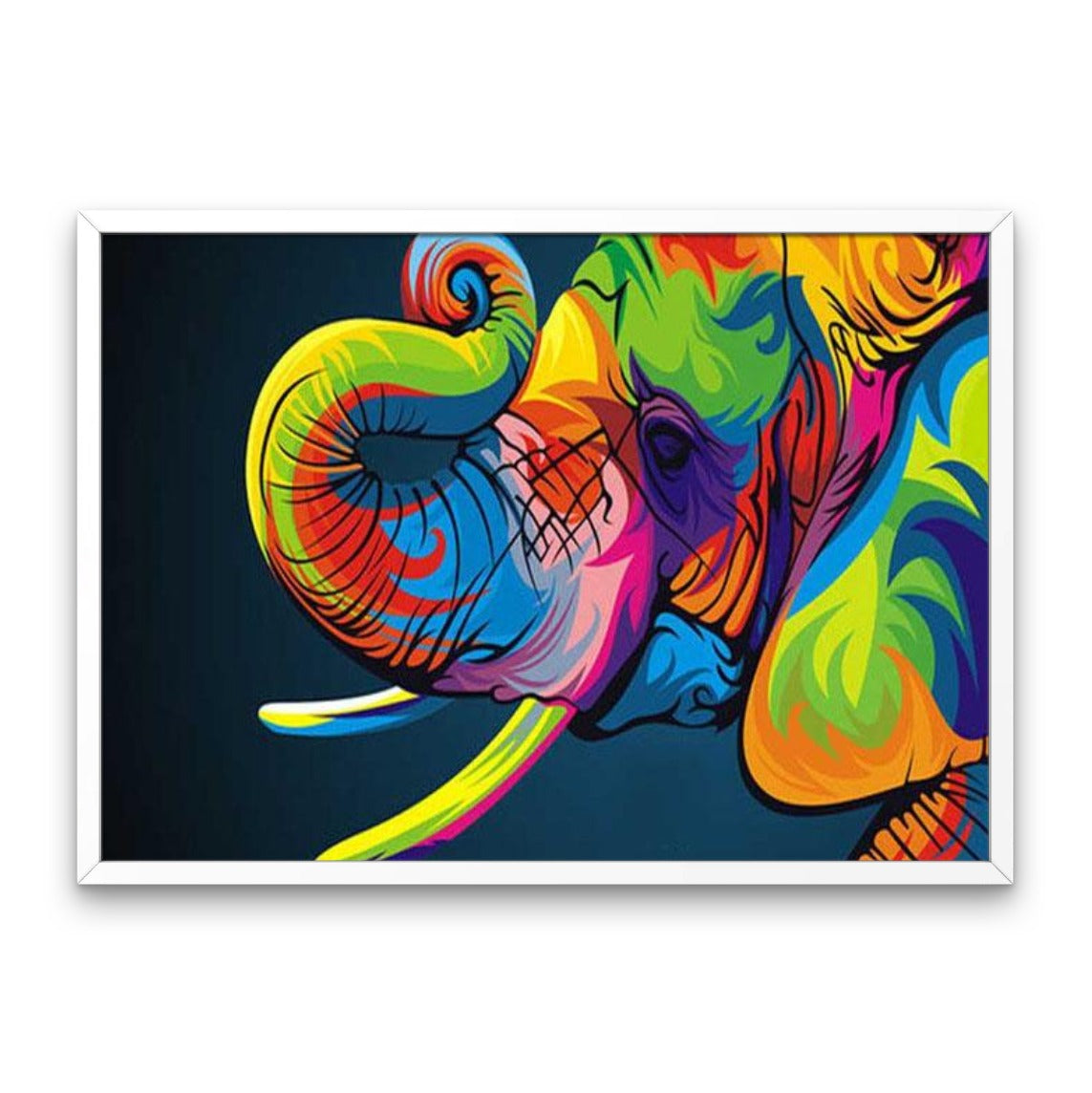 Colorful Elephant - Diamond Painting Kit