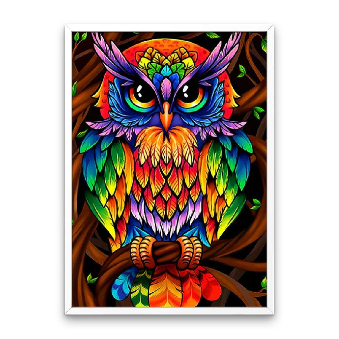 Colorful Owl - Diamond Painting Kit