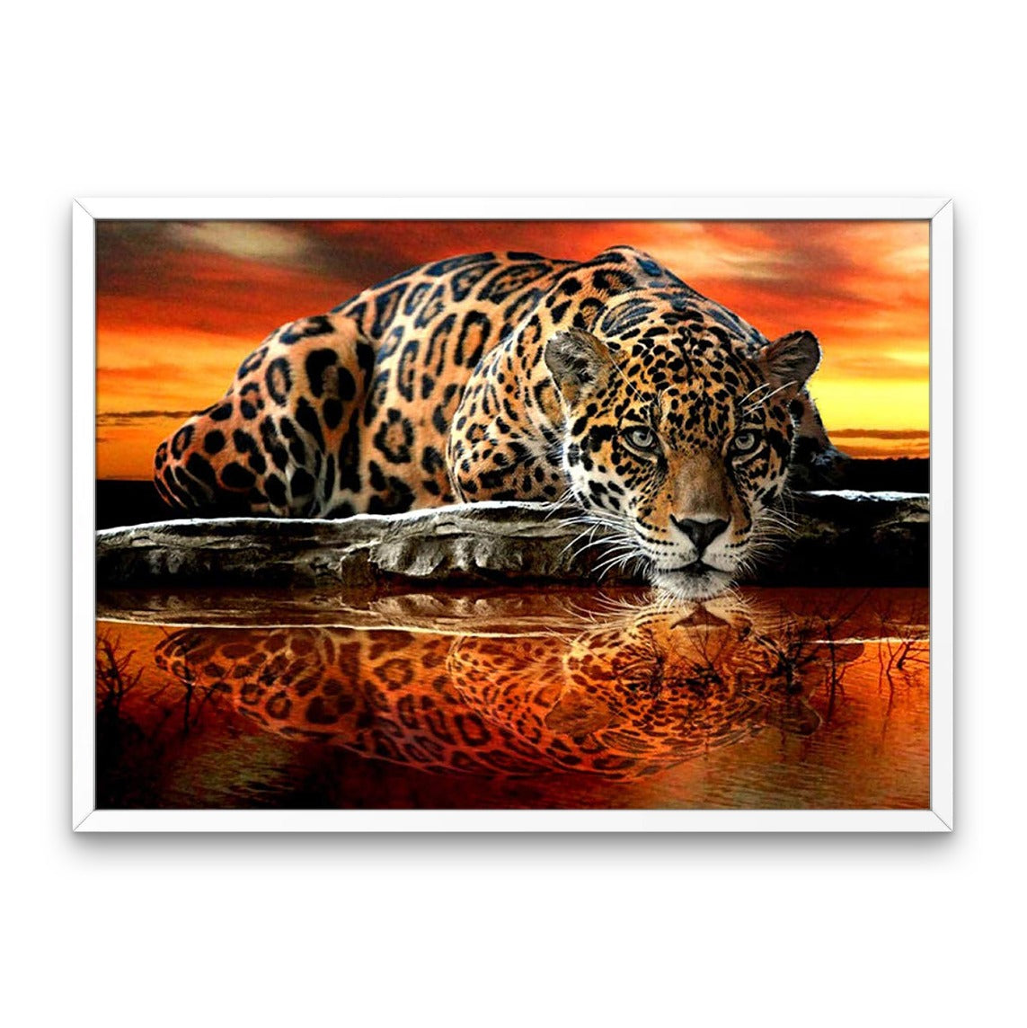 Fierce Leopard - Diamond Painting Kit