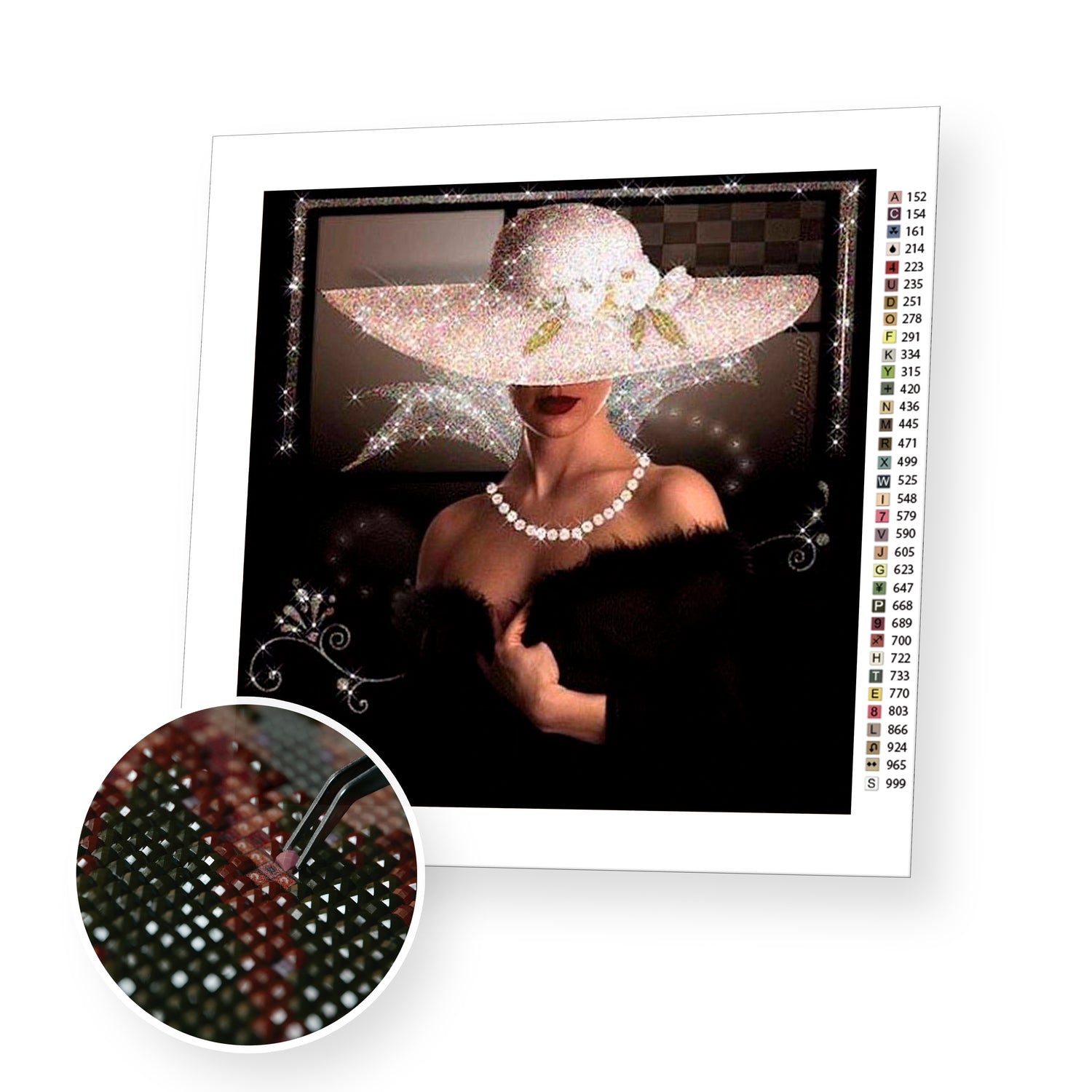 Lady in Diamonds - Diamond Painting Kit - [Diamond Painting Kit]