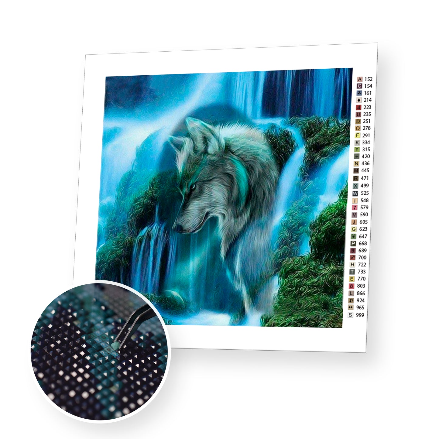Majestic Wolf - Diamond Painting Kit - [Diamond Painting Kit]