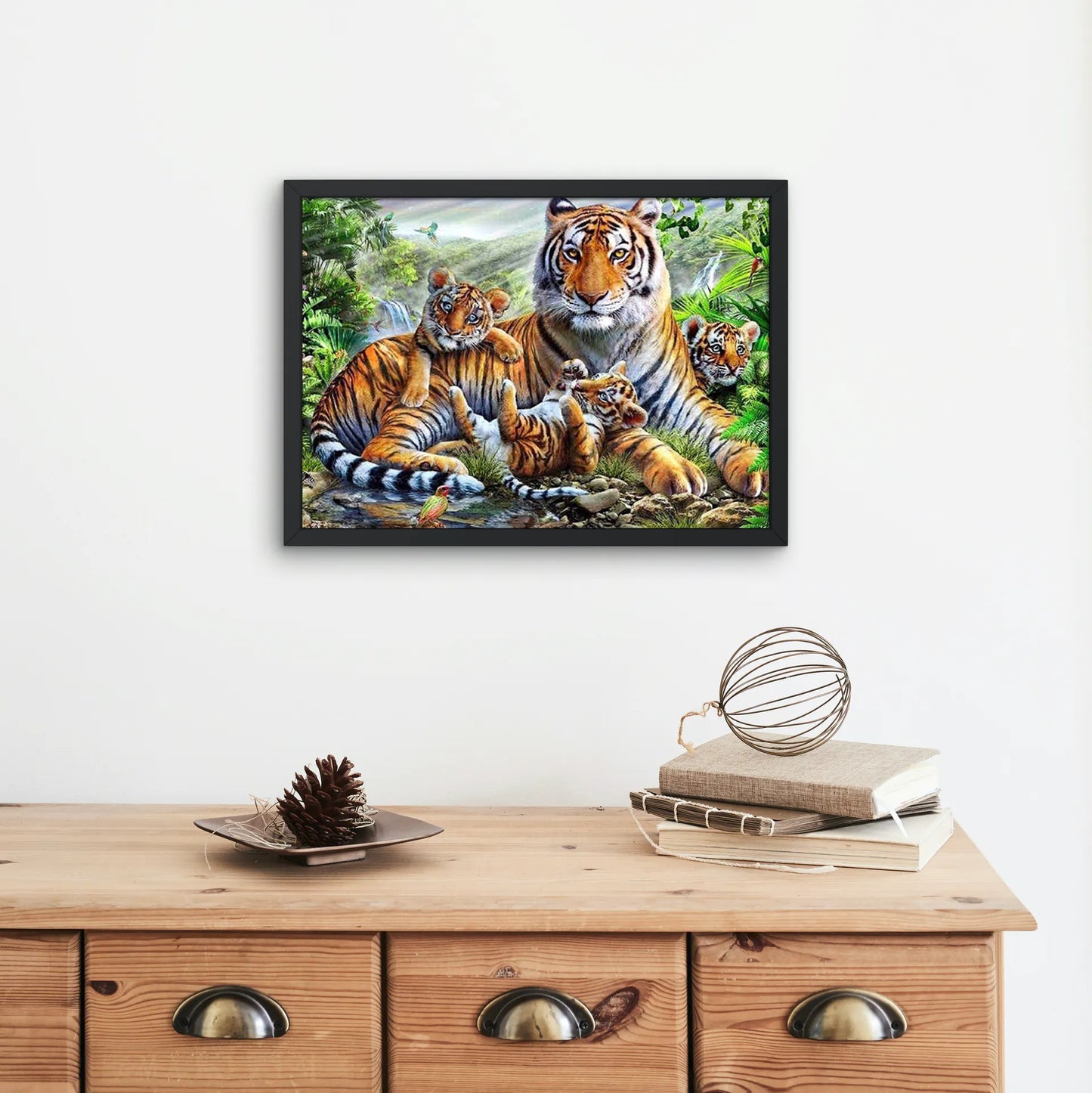 Tigers Family - Diamond Painting Kit