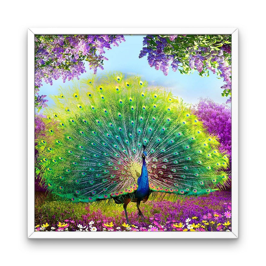 Wealth by Peacock - Diamond Painting Kit – Just Paint with Diamonds