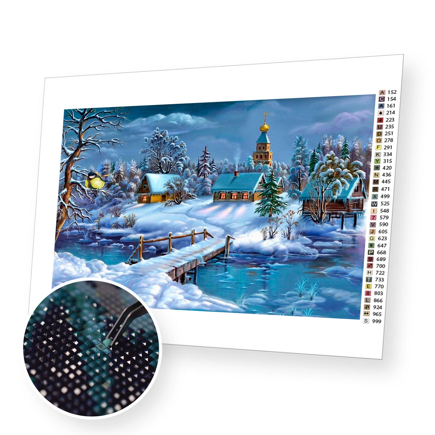 Winter Landscape - Diamond Painting Kit - [Diamond Painting Kit]