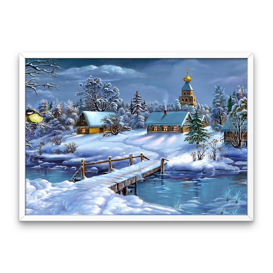 Winter Landscape - Diamond Painting Kit