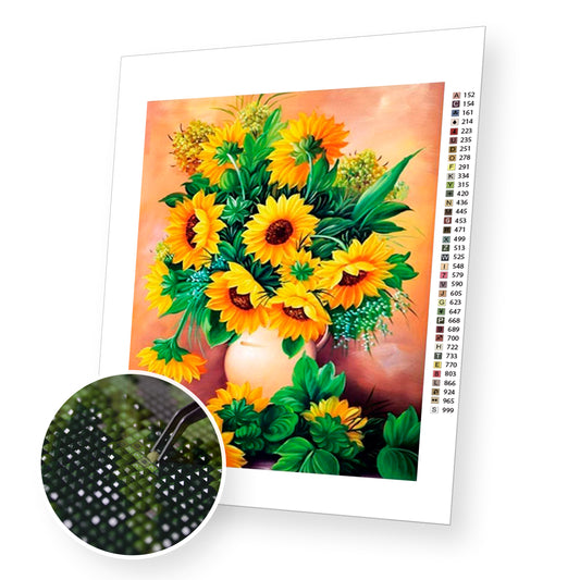 Yellow Flowers - Diamond Painting Kit - [Diamond Painting Kit]
