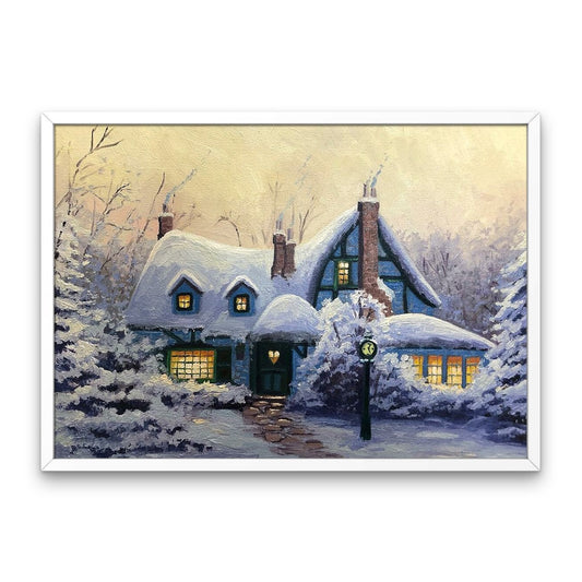 Snow House - Diamond Painting Kit