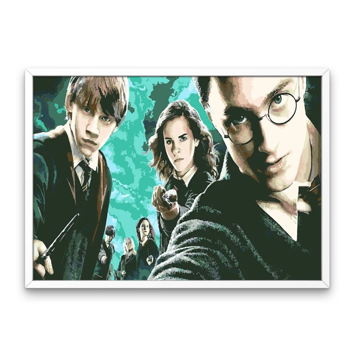 A diamond painting of Harry potter first years. I loved completing